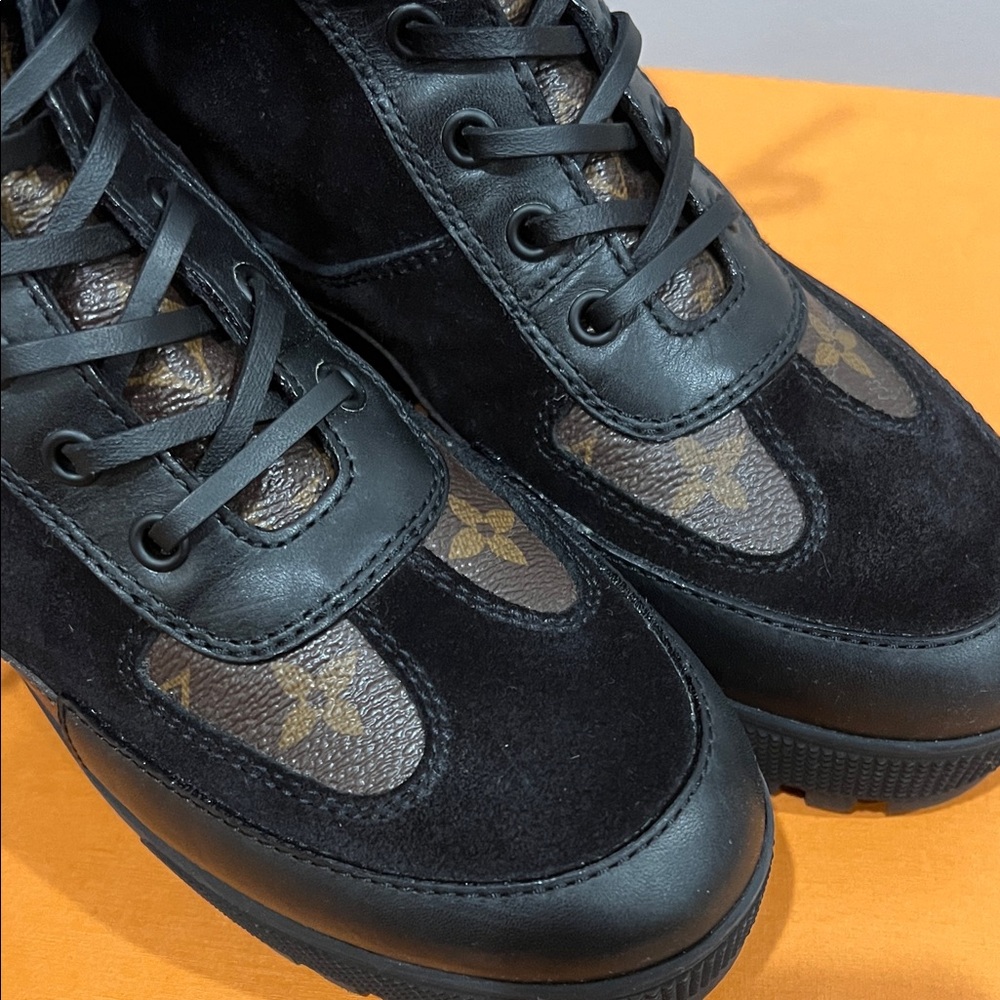 Louis Vuitton Lauréate leather lace up boots - Picture 4 of 6